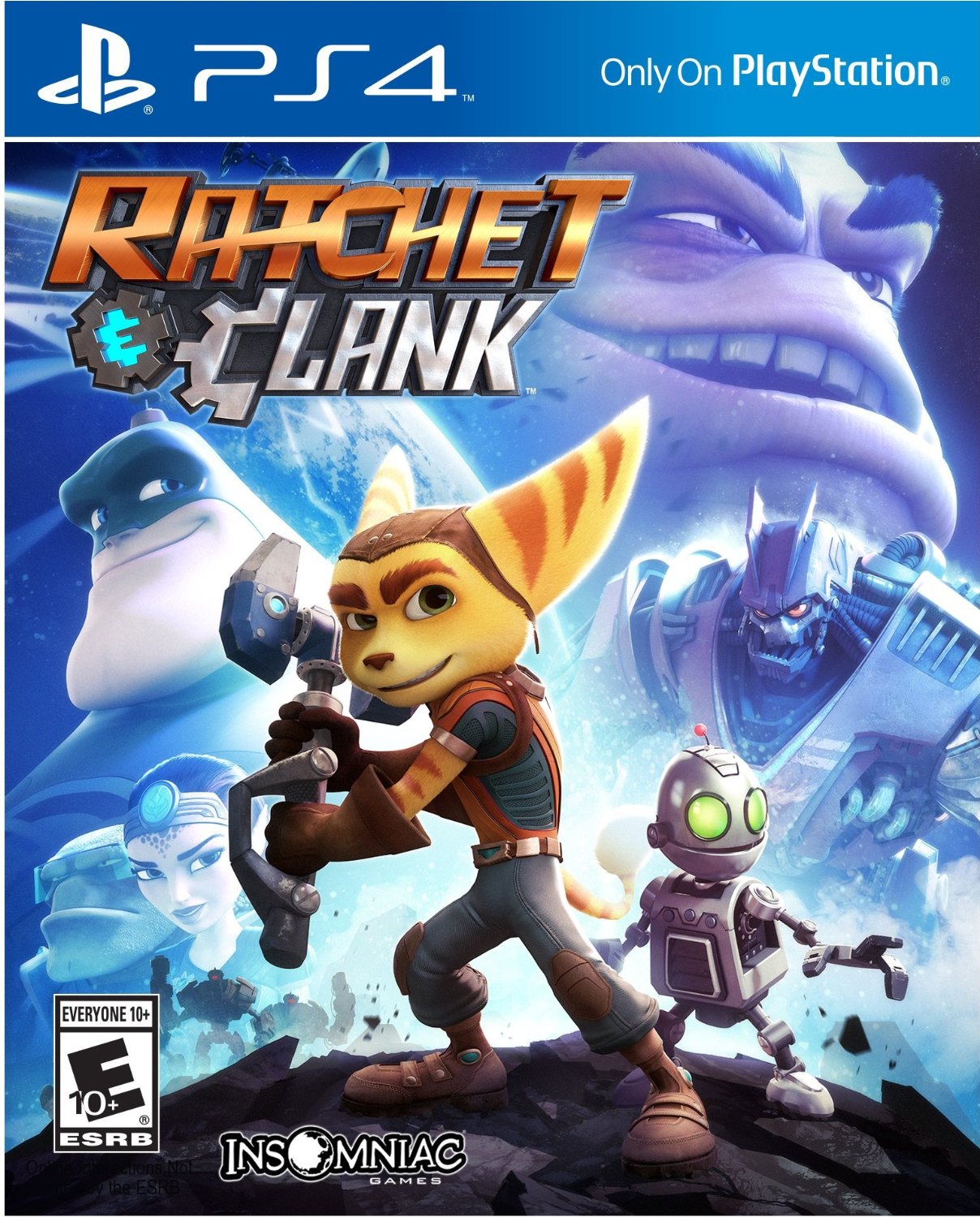 Ratchet and Clank -Game Cover (PlayStation 4) - Photo Credit: Sony via Amazon.com