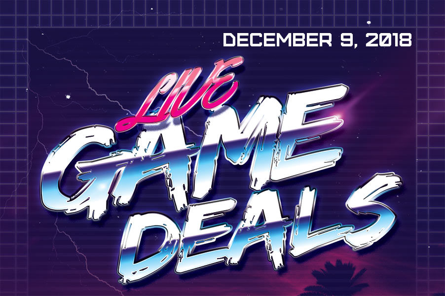 Video Game Deals for December 9, 2018 - Live Game Deals Logo 1A