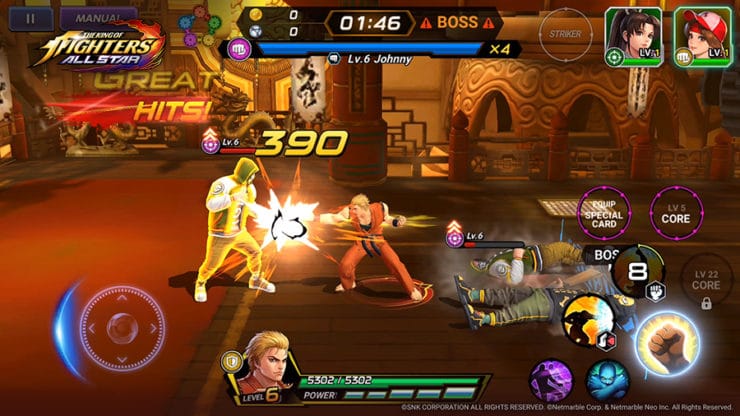 The King of Fighters ALLSTAR - Ryo fights - Photo Credit: SNK Corporation / Netmarble Corp. & Netmarble Neo